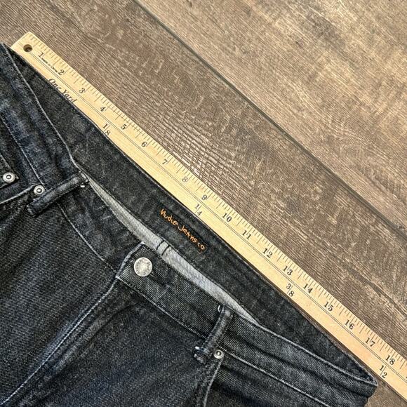 Nudie Jeans Women's Straight Sally Jean Pixelated Grey Size 34 - Picture 7 of 11